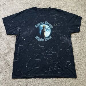 Vintage Starry Night Tour‎ All Over Print Constellations Galaxy Celestial Y2K L
